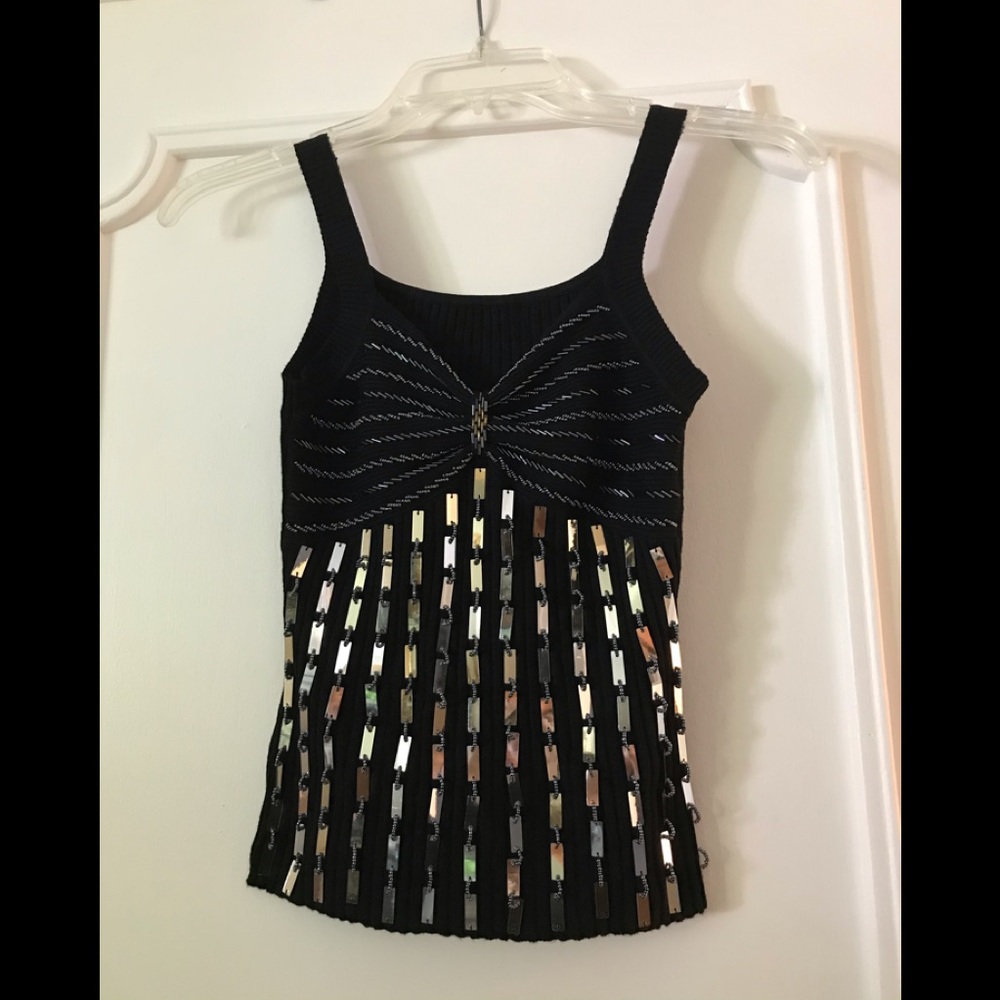 Top camisole en tricot